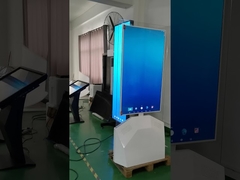 Suporte de chão para quiosque de sinalização digital multi-toque Android 5.1