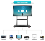 Signage UHD Smart Whiteboard de 75 Digitas do toque da polegada multi interativo