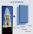 Signage interno do LCD Digital do quiosque do tela táctil da posição do assoalho de 50inch Android