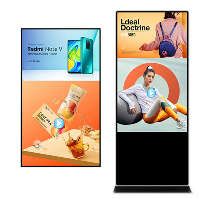 Signage 43 de Digitas do tela táctil de TFT LCD 55 65 polegadas LCD que anunciam a exposição