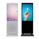 A propaganda vertical branca feita sob encomenda LCD indica 65 a exposição do Signage do LCD Digitas da polegada