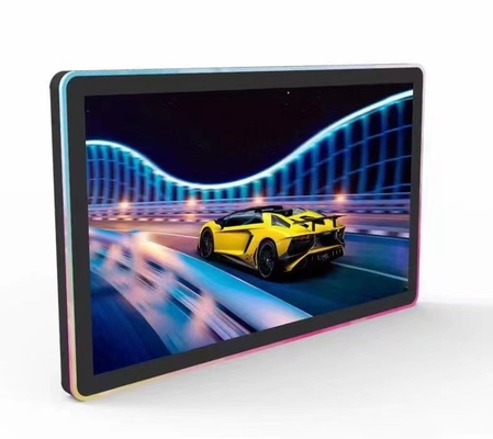PCAP tela sensível ao toque LCD monitor tamanho de 10,1 polegadas a 98 polegadas com construção em cores LED luzes para máquina de jogo
