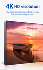 Parede de vídeo LCD de moldura ultra estreita de 65 polegadas para exibição de publicidade Full HD 3840 x 2160