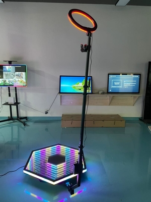 Display Holográfico 3D Rotativo Automático 360 Graus Selfie Photo Booth