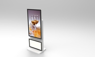 43 55 polegadas Digital Signage Quiosque Rodante Piso Stand 360 Graus Publicidade Display
