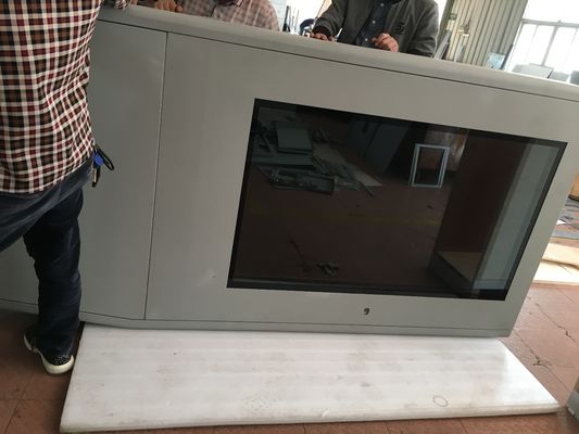 TFT-LCD sinalização digital unilateral Zic revestido corpo de aço com sistema de arrefecimento ar-condicionado