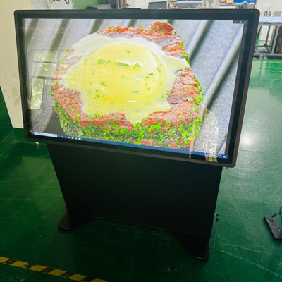 55 polegadas Stand touch screen quiosque monitor LCD Pcap com computador integrado i7