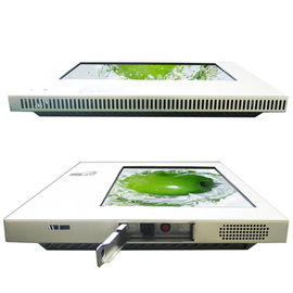quadro de avisos digital do quiosque da propaganda do jogador de multimédios do tela táctil do androide da tevê do lg lcd do leitor da montagem RFID da parede 19inch