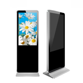 Painéis LCD pretos da propaganda de TFT Digital 43 polegadas com o processador central do PC de I3 I5 I7