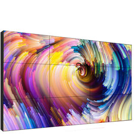 Samsung/LG reduzem ultra o quadro preto 3x3 2x2 46" 47" 49" 55" do metal da moldura 3.5mm1.8mm polegada FIZERAM a parede do vídeo do LCD