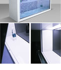 caixa de exposição transparente autônoma de 1080P LCD língua do apoio de 55 polegadas multi