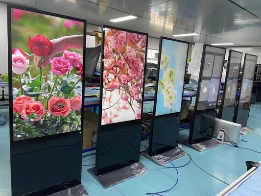 75 Sinalização digital permanente LCD ultrafiníssimo em tela inteira