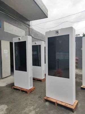 Quiosque de Sinalização Digital LCD para Exterior 43-65 Polegadas 1920x1080 Tela Sensível ao Toque
