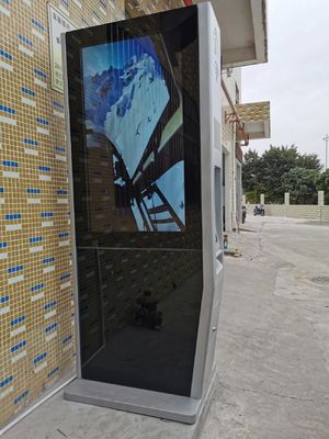 Quiosque com tela sensível ao toque capacitiva de 55 polegadas, resolução 1920x1080