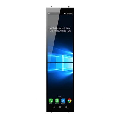 Ecrã LCD de barra de 88 polegadas com tela sensível ao toque infravermelha do Android OS para instalação vertical em shoppings