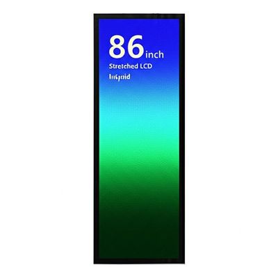 Display LCD estendido de 86 polegadas com Android OS e tela sensível ao toque infravermelho para instalação vertical