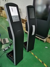 12.1 polegada piso de pé capacitivo touch screen quiosque com impressora THERMAL integrado Android ou PC OS para quiosque de pagamento