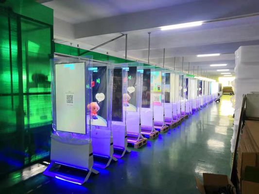 Sinalização digital ultrafina e móvel