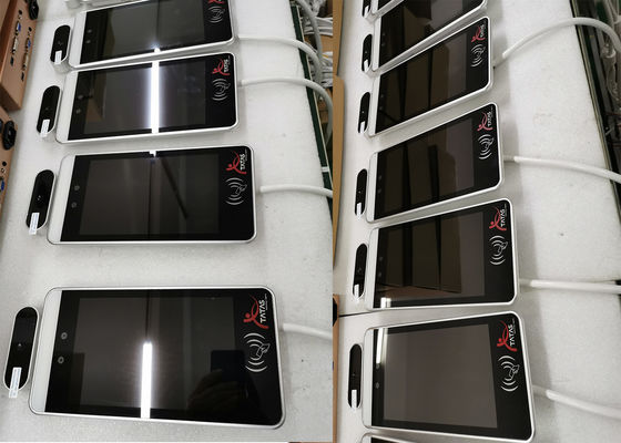 Terminal térmico automático biométrico do reconhecimento de cara do sistema do acesso da medida do Temp do reconhecimento de cara do leitor de cartão do RFID