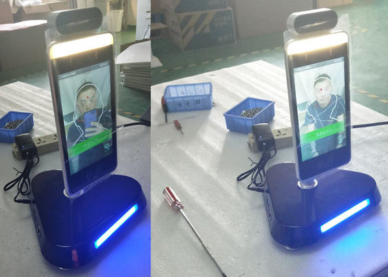 Terminal térmico automático biométrico do reconhecimento de cara do sistema do acesso da medida do Temp do reconhecimento de cara do leitor de cartão do RFID