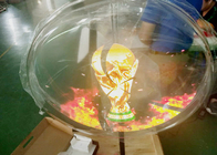Fã holográfico da exposição do holograma 3D de Wifi feito no minuto 1200r/do PC 65 75CM do ABS