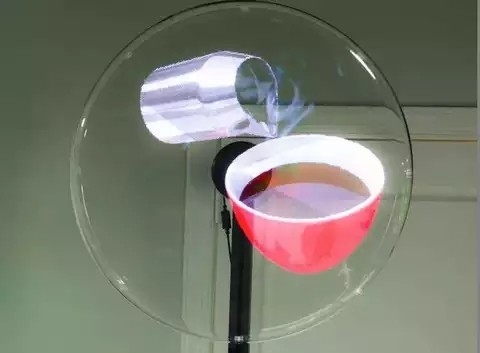 15w 100cm 65cm 50cm 360 exposição do holo do fã 1200*720 3d do diodo emissor de luz do holograma 3D