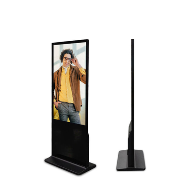 Signage de Digitas do quiosque do tela táctil da posição do assoalho do OEM 55inch para pedir do serviço do auto