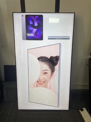 a tela de exposição TFT do LCD da caixa leve de 55inch 65inch datilografa o quadro ultra estreito