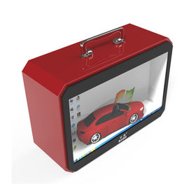 Polegada transparente interativa 450 Cd/m2 da mostra 22 do punho 3G Wifi LCD