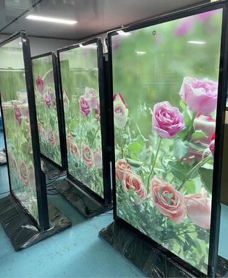 75 Sinalização digital permanente LCD ultrafiníssimo em tela inteira
