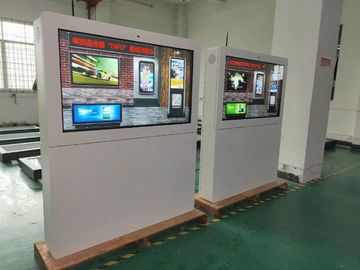 A propaganda exterior sozinha ereta Lcd seleciona a polegada Media Player do quiosque 65 para a estação de ônibus