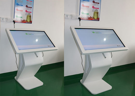 FCC 450nits 65inch melhor toda em um quiosque interno da exposição pública do tela táctil do PC