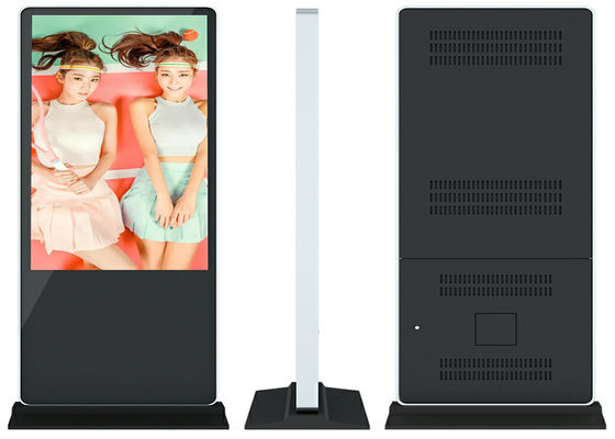 Posição do assoalho 32inch de Android 5,1 do vidro temperado do quiosque do Signage de Digitas