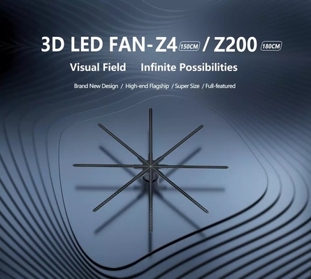 O holograma holográfico durável do diodo emissor de luz da exposição 3D ventila para a promoção do anúncio/tipo